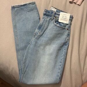 90s straight ultra high rise Abercrombie jeans